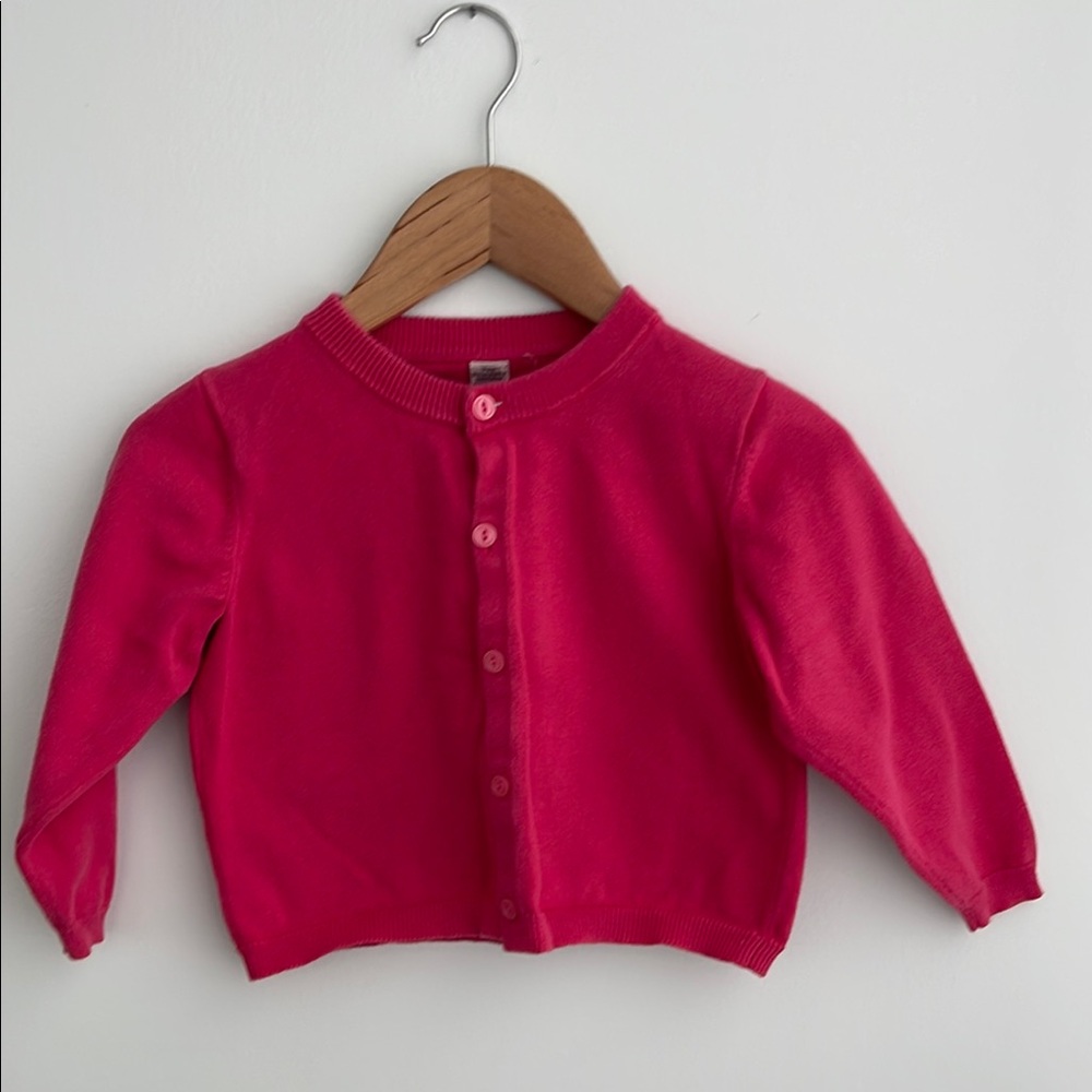 Beaufort Bonnet bright pink cardigan